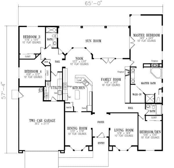 Main Floor Plan: 41-1004
