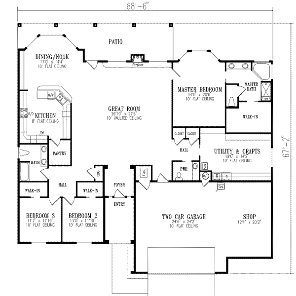 Main Floor Plan: 41-1005