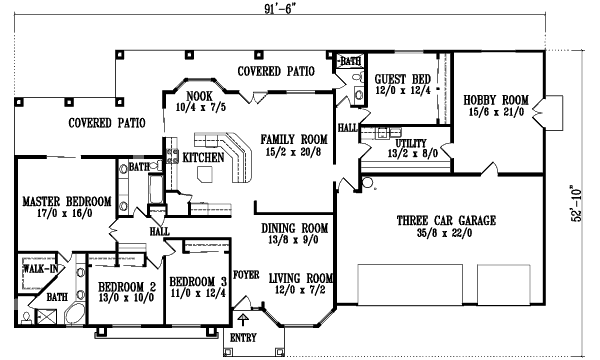 Main Floor Plan: 41-1006