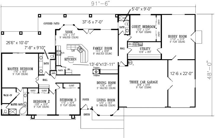 Main Floor Plan: 41-1007