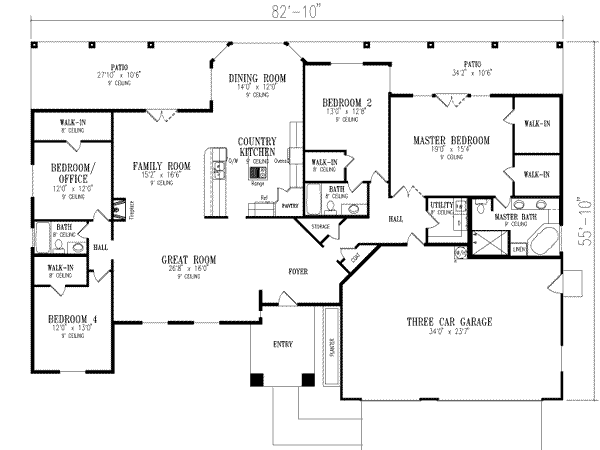 Main Floor Plan: 41-1009