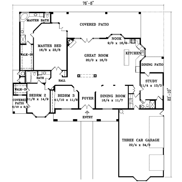 Main Floor Plan: 41-1016