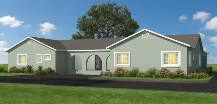 Traditional house plans 41-1017 - front exterior, 2,801 sq ft, 3 bed, 3 bath house plans | Monster House Plans