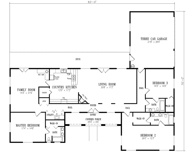 Main Floor Plan: 41-1017