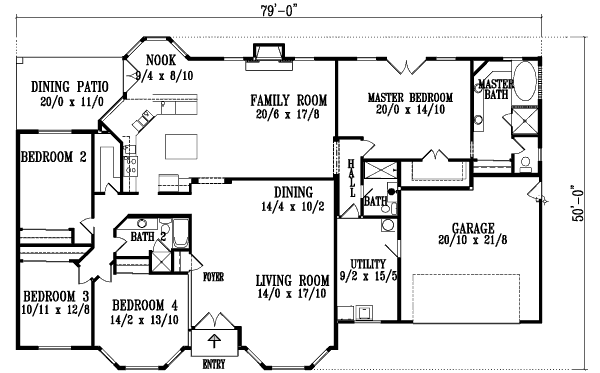 Main Floor Plan: 41-1018