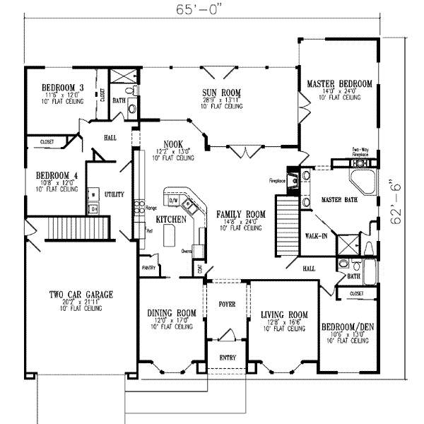 Main Floor Plan: 41-1020