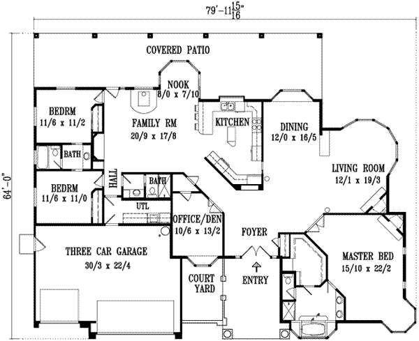 Main Floor Plan: 41-1022