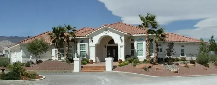 Mediterranean house plans 41-1033 - front exterior, 2,861 sq ft, 4 bed, 3 bath house plans | Monster House Plans