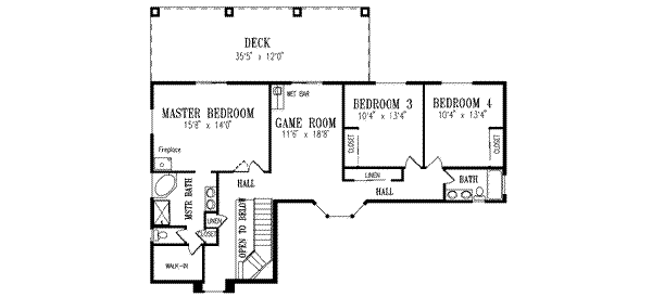 Upper/Second Floor Plan: 41-1039