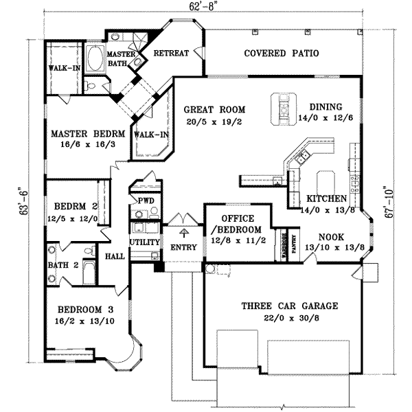 Main Floor Plan: 41-1040