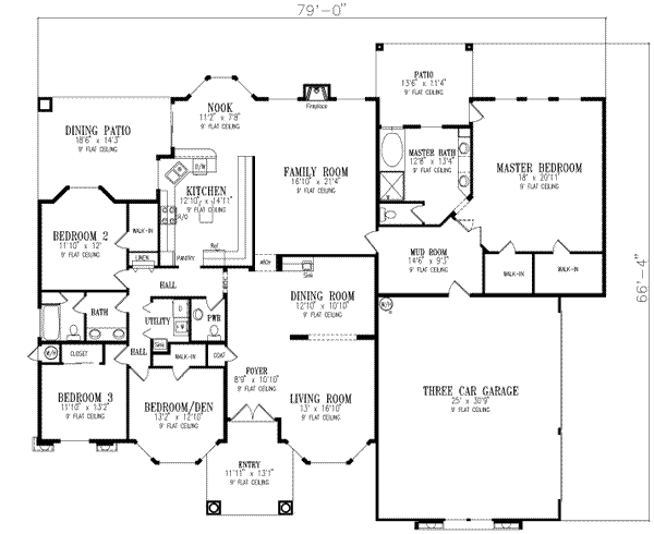 Main Floor Plan: 41-1041