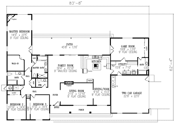 Main Floor Plan: 41-1042
