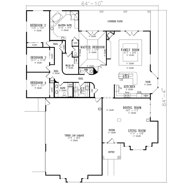 Main Floor Plan: 41-1044