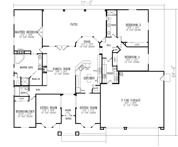 Main Floor Plan: 41-1045