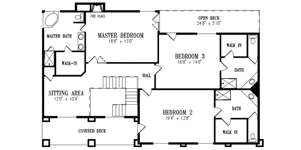 Upper/Second Floor Plan: 41-1048
