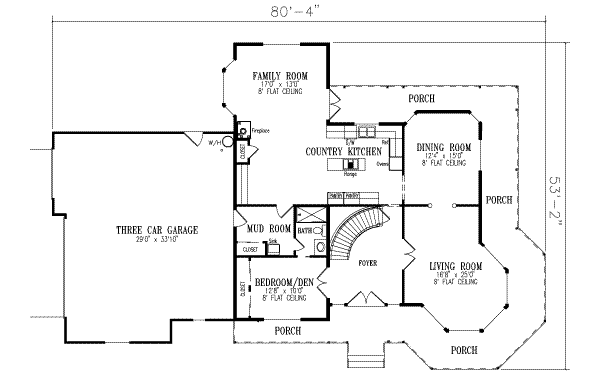 Main Floor Plan: 41-1050