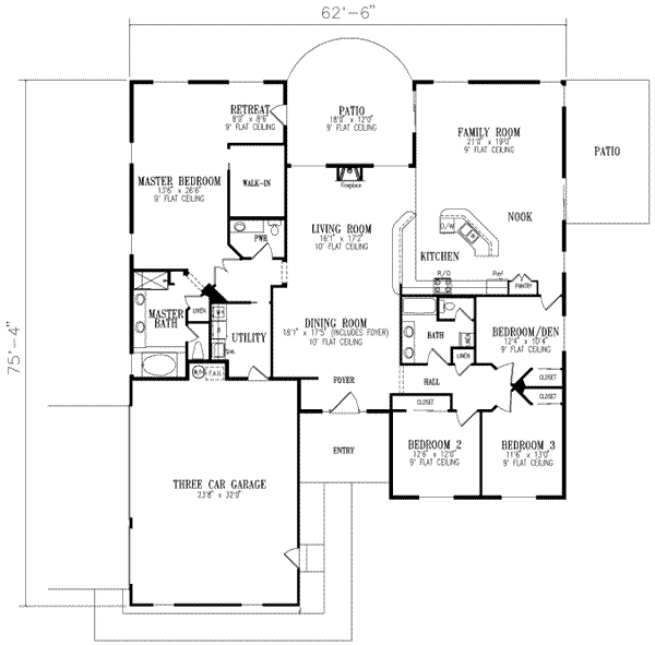 Main Floor Plan: 41-1055