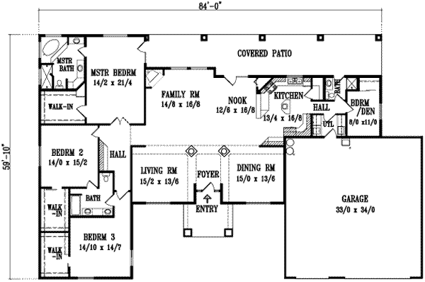 Main Floor Plan: 41-1058