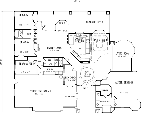 Main Floor Plan: 41-1060