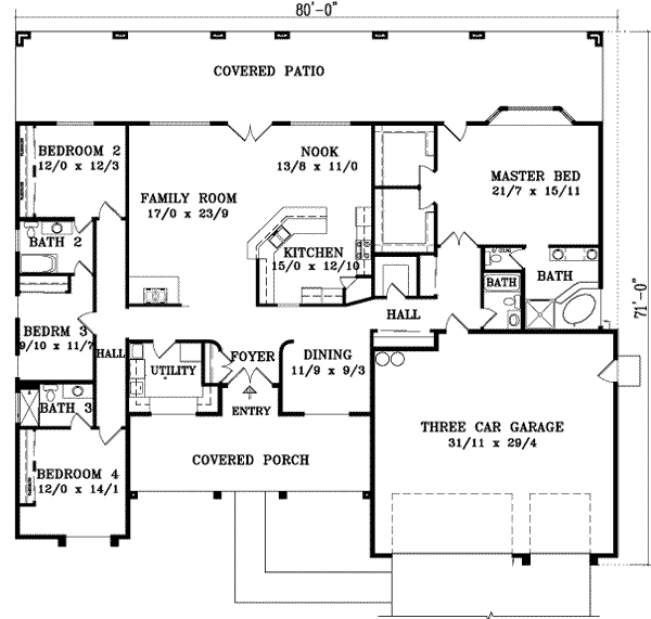 Main Floor Plan: 41-1066