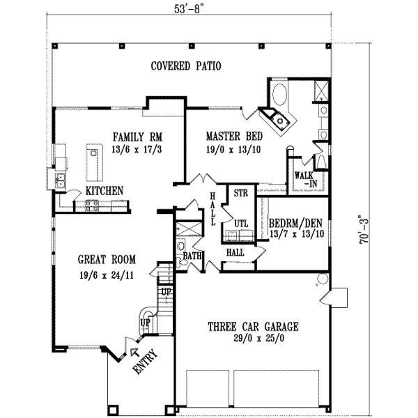 Main Floor Plan: 41-1069