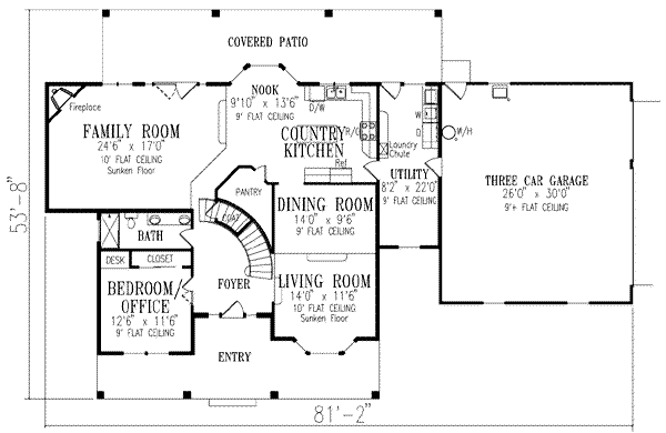 Main Floor Plan: 41-1070