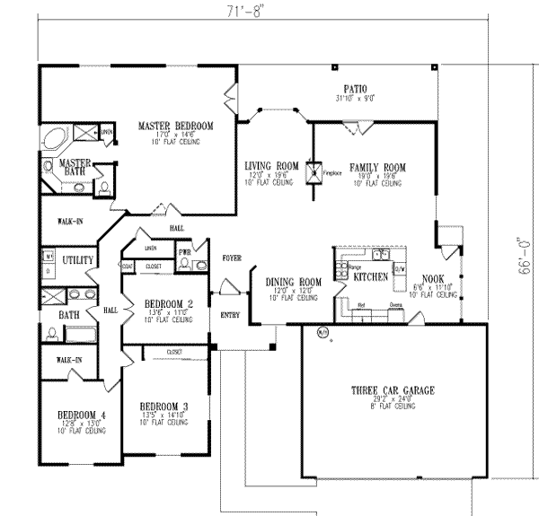 Main Floor Plan: 41-1071