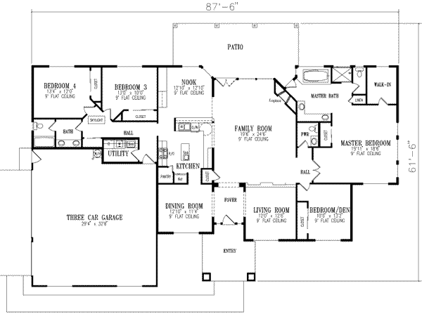 Main Floor Plan: 41-1072