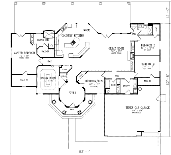 Main Floor Plan: 41-1074