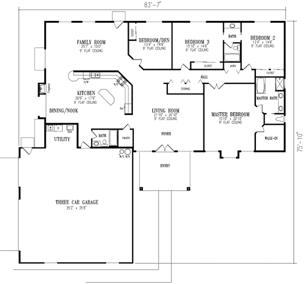 Main Floor Plan: 41-1077
