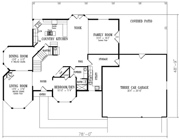 Main Floor Plan: 41-1080