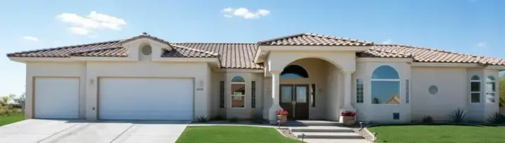 Mediterranean house plans 41-1082 - front exterior, 3,035 sq ft, 5 bed, 3 bath house plans | Monster House Plans