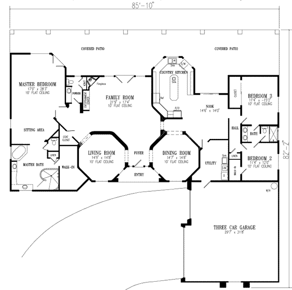 Main Floor Plan: 41-1090