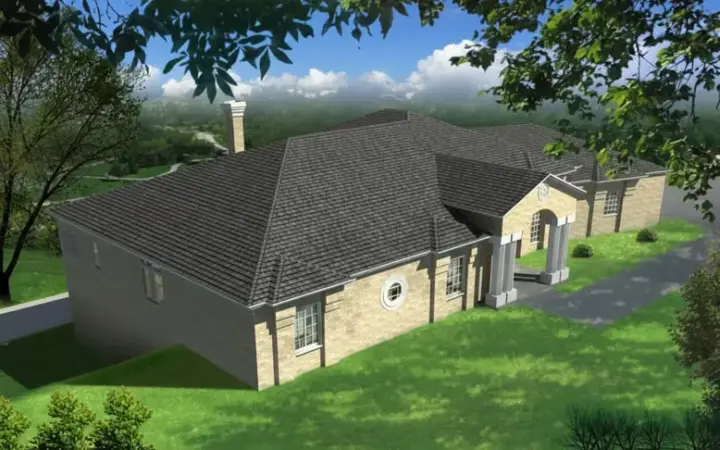 Mediterranean house plans 41-1097 - front exterior, 3,092 sq ft, 4 bed, 3 bath house plans | Monster House Plans