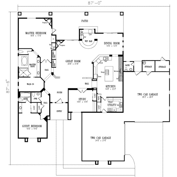Main Floor Plan: 41-1098