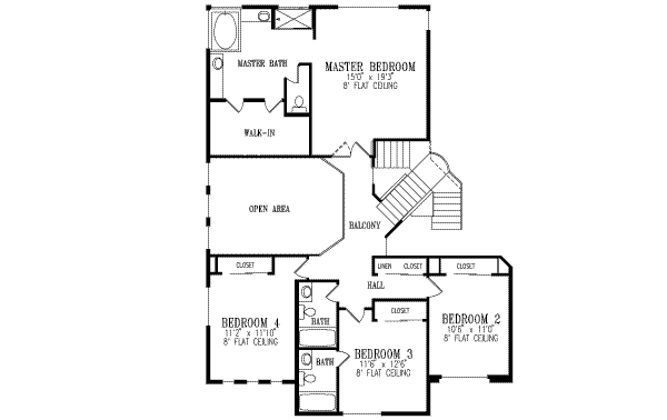 Upper/Second Floor Plan:41-1104