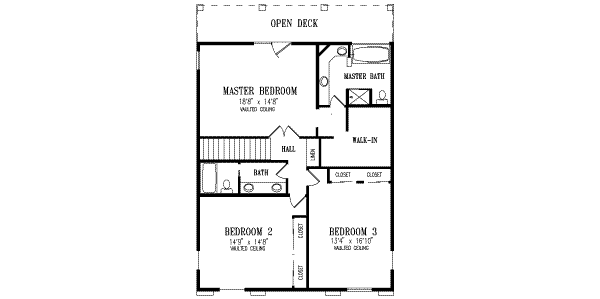 Upper/Second Floor Plan: 41-1105