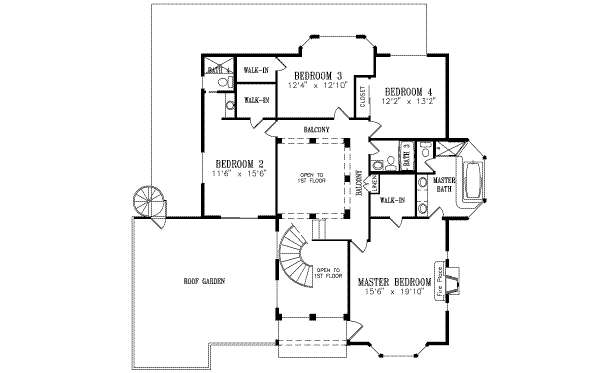 Upper/Second Floor Plan: 41-1106