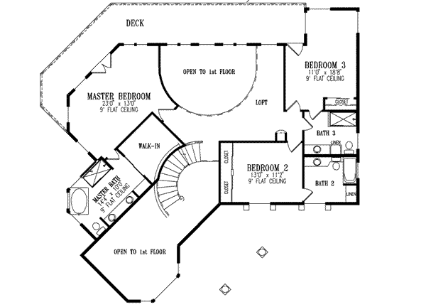 Upper/Second Floor Plan: 41-1108