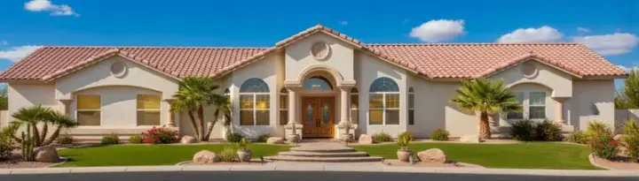Mediterranean house plans 41-1110 - front exterior, 3,160 sq ft, 4 bed, 4 bath house plans | Monster House Plans