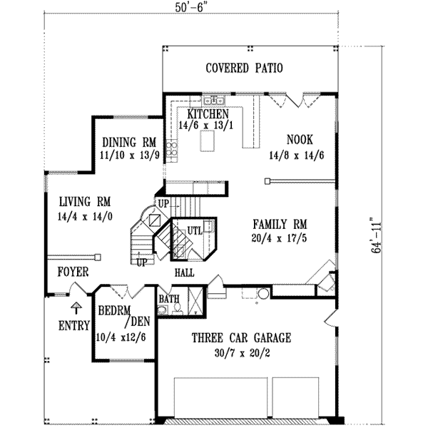 Main Floor Plan: 41-1112