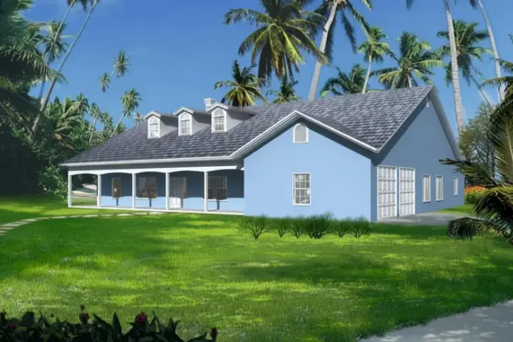 Country house plans 41-1114 - front exterior, 3,176 sq ft, 4 bed, 2 bath house plans | Monster House Plans