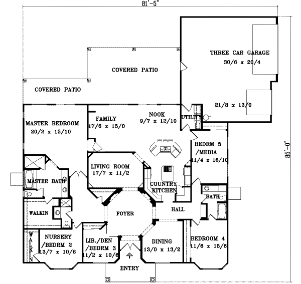 Main Floor Plan: 41-1138