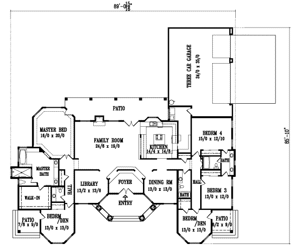 Main Floor Plan: 41-1141