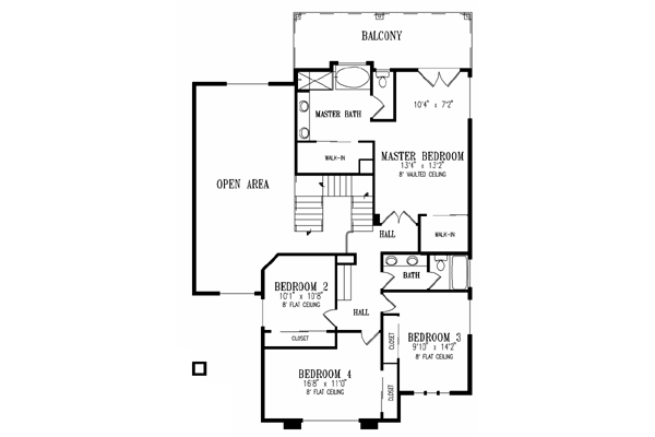 Upper/Second Floor Plan: 41-1146