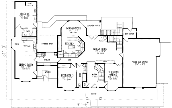 Main Floor Plan: 41-1154