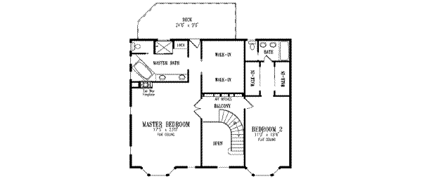 Upper/Second Floor Plan: 41-1154