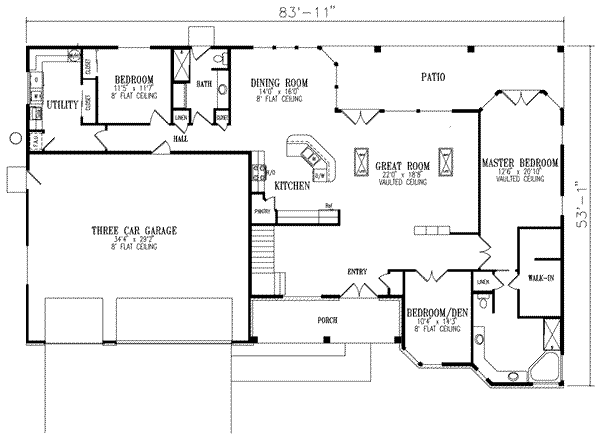 Main Floor Plan: 41-1157
