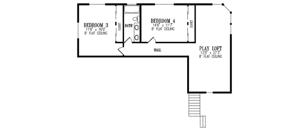 Upper/Second Floor Plan: 41-1157