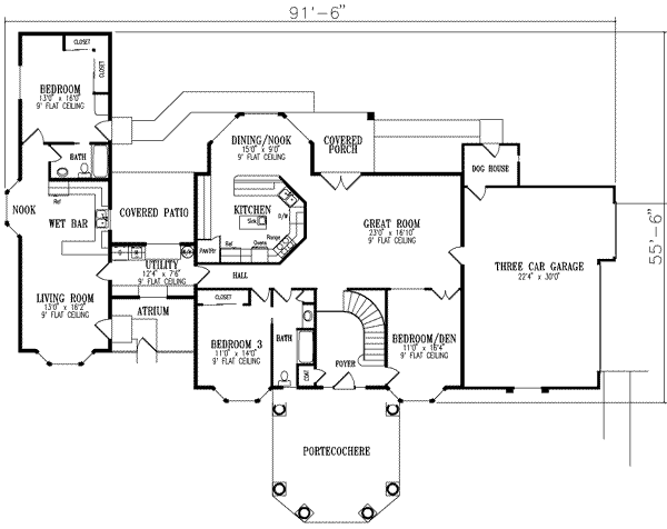 Main Floor Plan: 41-1158
